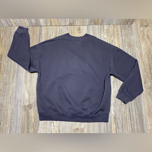 Abercrombie & Fitch Budweiser Online Exclusive Crewneck Sweatshirt Sz L Black - Picture 5 of 8